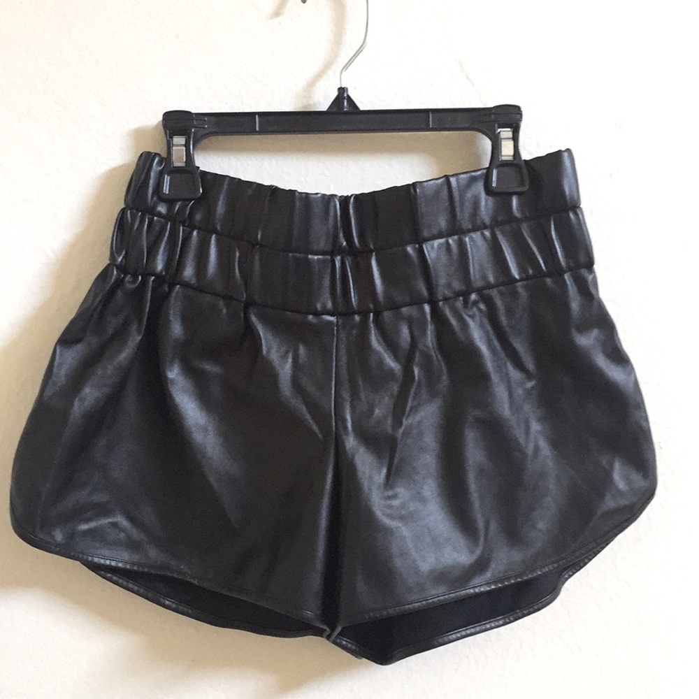 Derek Lam10 Crosby Leather boxing shorts